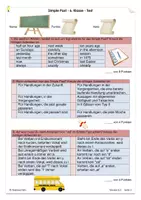 Vorschau - Test - Englischtest / Klassenarbeit zum Simple Past mit Lösungen für die 6. Klasse - Seite 1