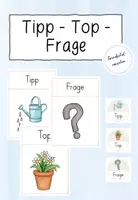 Vorschau - Poster - Rückmeldekarten: Tipp - Top - Frage (Growth Mindset) - Deckblatt