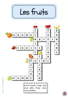 Vorschau - Arbeitsblätter - Les fruits (Les mots croisés en images) Kreuzworträtsel - Seite 3