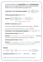 Vorschau - Arbeitsblätter - Mathematik - Lage Ebene-Punkt - Aufgaben, Video, App, etc. - Seite 3