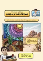 Vista previa - Unidades / Secuencias / Situaciones de Aprendizaje - ARTE, paso a paso: Zentangle Paisaje Desértico - Portada
