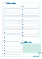anteprima - Programmi scolastici / Materiali per docenti - CALENDARIO per organizzare le RIUNIONI dell'anno scolastico - Pagina 1
