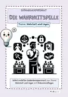 Vorschau - Arbeitsblätter - GX Die Wahrheitspille - ein Gedankenexperiment zum Thema Lügen - Deckblatt