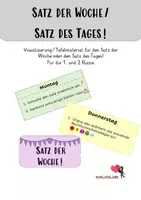 Vorschau - Poster - Satz der Woche/Satz des Tages! - Deckblatt