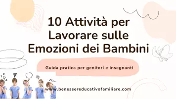 anteprima - Altro tipo di materiale - 10 attività per lavorare con i bambini sulle emozioni - Pagina di copertina
