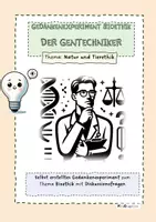 Vorschau - Arbeitsblätter - GX der Gentechniker - ein Gedankenexperiment zur Bioethik - Deckblatt