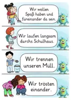 Vorschau - Poster - Klassenregeln Monsterklasse Klassentier Monster - Seite 1