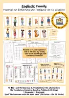 Vorschau - Spiele - Englisch: Family - Einführung und Festigung - Deckblatt