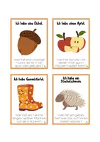Vorschau - Spiele - Ich habe! Wer hat? Herbstliches Kartenspiel 🍂🍁 - Deckblatt