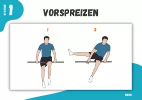 Vorschau - Stationenlernen - Turnen ⎮ Reck Vor- und Rückspeizen (6 Stationskarten für deinen Sportunterricht) - Seite 3