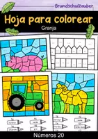 Vorschau - Arbeitsblätter - Hojas para colorear - 12 hojas para colorear (español) - Seite 1