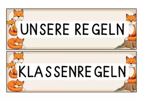 Vorschau - Poster - Klassenregeln - Fuchsklasse - Seite 2