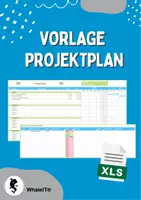Vorschau - Interaktives Material - Projektplan - Excel Vorlage - Deckblatt