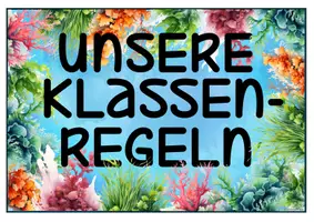 Vorschau - Bildkarten - KLASSENREGELN | Classroom Management - Seite 1