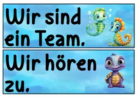 Vorschau - Bildkarten - KLASSENREGELN | Classroom Management - Seite 2