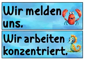 Vorschau - Bildkarten - KLASSENREGELN | Classroom Management - Seite 3