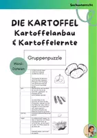 Vorschau - Arbeitsblätter - Kartoffelanbau und Kartoffelernte - Deckblatt