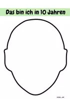 Vorschau - Arbeitsblätter - Meine Zukunftsvisionen- 10 Jahre später/ Growth Mindset - Seite 2