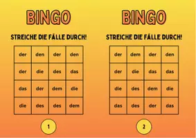 Vorschau - Spiele - Deklination-Bingo - 20 Bingokarten inkl Beispielsätze - Seite 3