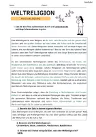 Vorschau - Arbeitsblätter - Einstieg Weltreligion AB + Suchsel - Seite 3