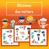 Aperçu - Cartes / Images - Binômes des métiers - Page de couverture