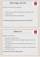 Vorschau - Stationenlernen - Stationsarbeit mit Experimenten zum Thema "Geschmackssinn" - Deckblatt