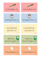 Vorschau - Fördermaterial/Inklusion - Gruppeneinteilungen und Verabredungskalender - Seite 1