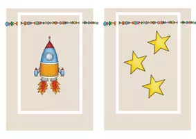 Vorschau - Fördermaterial/Inklusion - Schilder für Stationen zum Zuschneiden für verschiedene Größen der Stehrahmen - Seite 3