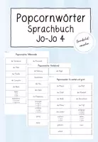 Vorschau - Aufgabenkarten - Lernwörter: Popcornwörter (Sprachbuch Jo-Jo 4) - Deckblatt