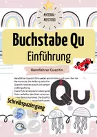 Vorschau - Stundenentwürfe - Buchstabe Qu - Einführung und Schreibspaziergang - Deckblatt