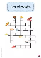 Vorschau - Arbeitsblätter - Les aliments (Les mots croisés en images) Kreuzworträtsel - Seite 2