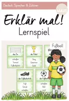 Vorschau - Stationenlernen - Erklär Mal - Lernspiel "Fußball" (WM / EM) - Deckblatt