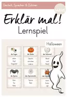 Vorschau - Spiele - Erklär mal - Lernspiel "Halloween" - Deckblatt