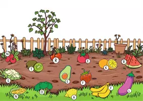 Vorschau - Arbeitsblätter - Lesespur Obst und Gemüse | Deutsch 1. Klasse | Lesespurgeschichte | lesen lernen - Seite 1