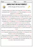 Vorschau - Arbeitsblätter - Simple Past Past Perfect Englisch Grundschule Exercises Übungen - Seite 2