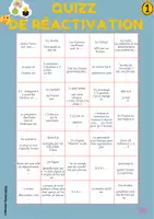 Aperçu - Jeux - Quizz de réactivation de la mémoire toutes matières - Page 2