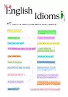 Vorschau - Arbeitsblätter - English Idioms (Use of language) - Seite 1