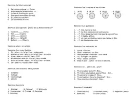 Vorschau - Stationenlernen - Wiederholung der Grammatik Französisch, Klasse 7 (A plus 1) - Deckblatt