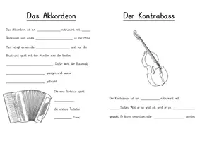 Vorschau - Arbeitsblätter - Instrumentenkunde - Teil 2 mit Lösungen - Seite 2
