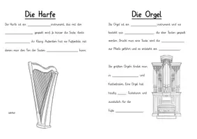 Vorschau - Arbeitsblätter - Instrumentenkunde - Teil 2 mit Lösungen - Seite 3