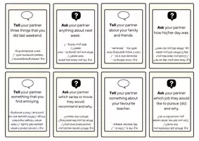Vorschau - Spiele - Lets talk - speaking cards (Sekundarstufe) Warm-Up - Seite 2