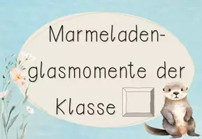 Vorschau - Anderer Materialtyp - Schild Marmeladenglasmomente für Fotos (Otterklasse) - Seite 1