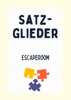 Vorschau - Spiele - Satzglieder Escaperoom - Deckblatt