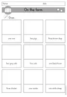 Vorschau - Arbeitsblätter - Farm animals Bauernhoftiere Arbeitsblatt Leseverstehen - Englisch - Seite 3