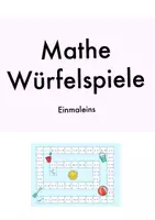 Vorschau - Spiele - Würfelspiele Einmaleins Mathe (drei Stück) - Deckblatt