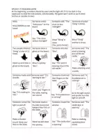 Vorschau - Spiele - Halloween Lesespiel spooky reading game Konzentration - Deckblatt