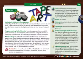 Vorschau - Stundenentwürfe - Tape Art 1 - Unterrichtsidee - Seite 2
