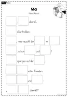 Vorschau - Arbeitsblätter - Gedichte - Paket: Gedichte vortragen, auswendig lernen, schreiben - Seite 3