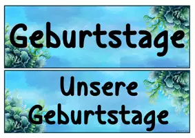 Vorschau - Bildkarten - GEBURTSTAGSKALENDER | 3 Versionen | Classroom Management - Seite 3