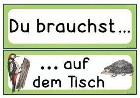 Vorschau - Präsentationen/Tafelbilder - MATERIALANZEIGE | Das brauchst du | Classroom Management - Seite 1
